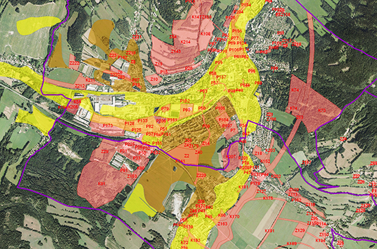 Hodnocení vlivů na životní prostředí a soustavu Natura 2000:: mapa půdního fondu