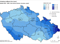 Predikce srážek v letních měsících 2010–2039